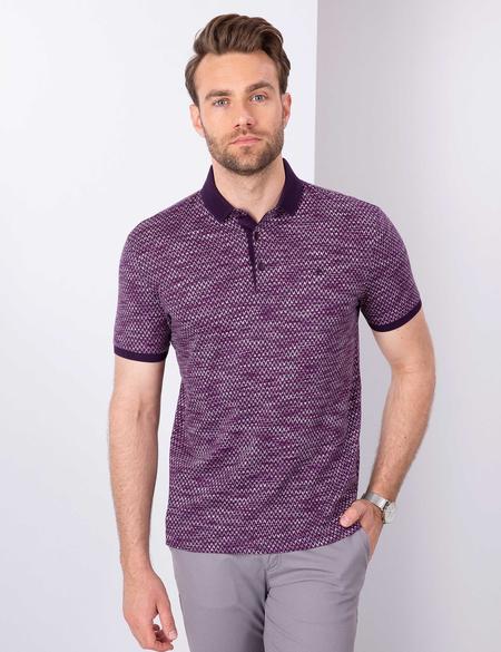 Mor Slim Fit Tişört - 50201964010