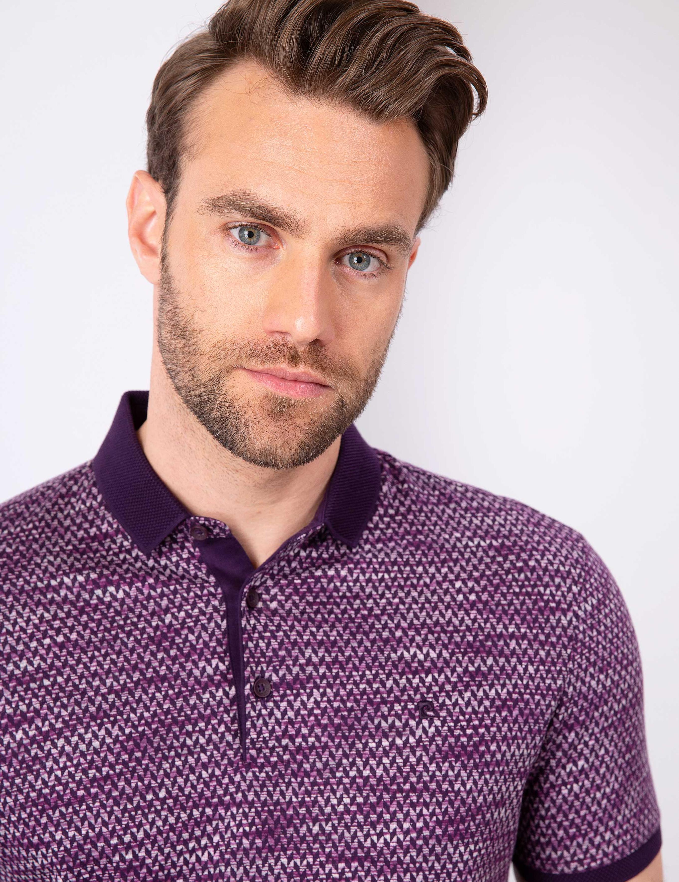 Mor Slim Fit Tişört