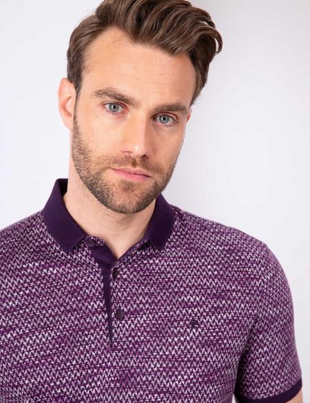 Mor Slim Fit Tişört - 50201964010