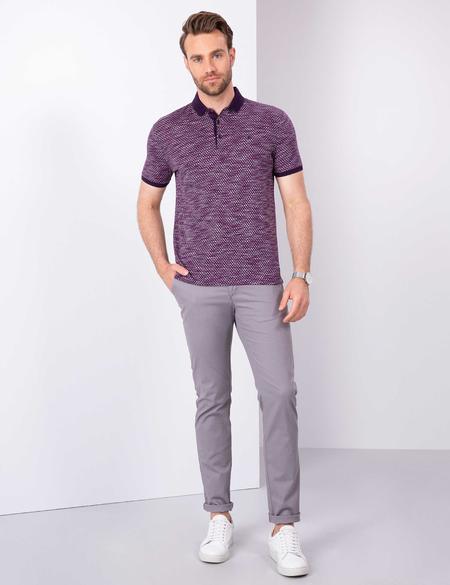 Mor Slim Fit Tişört - 50201964010