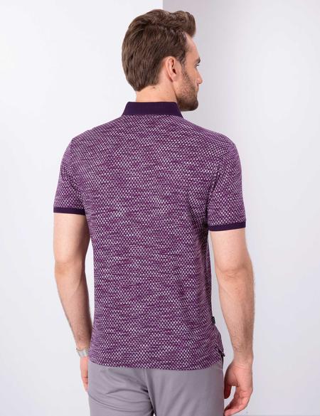 Mor Slim Fit Tişört - 50201964010