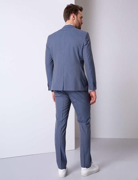 Koyu Mavi Slim Fit Takım Elbise - 50201995044