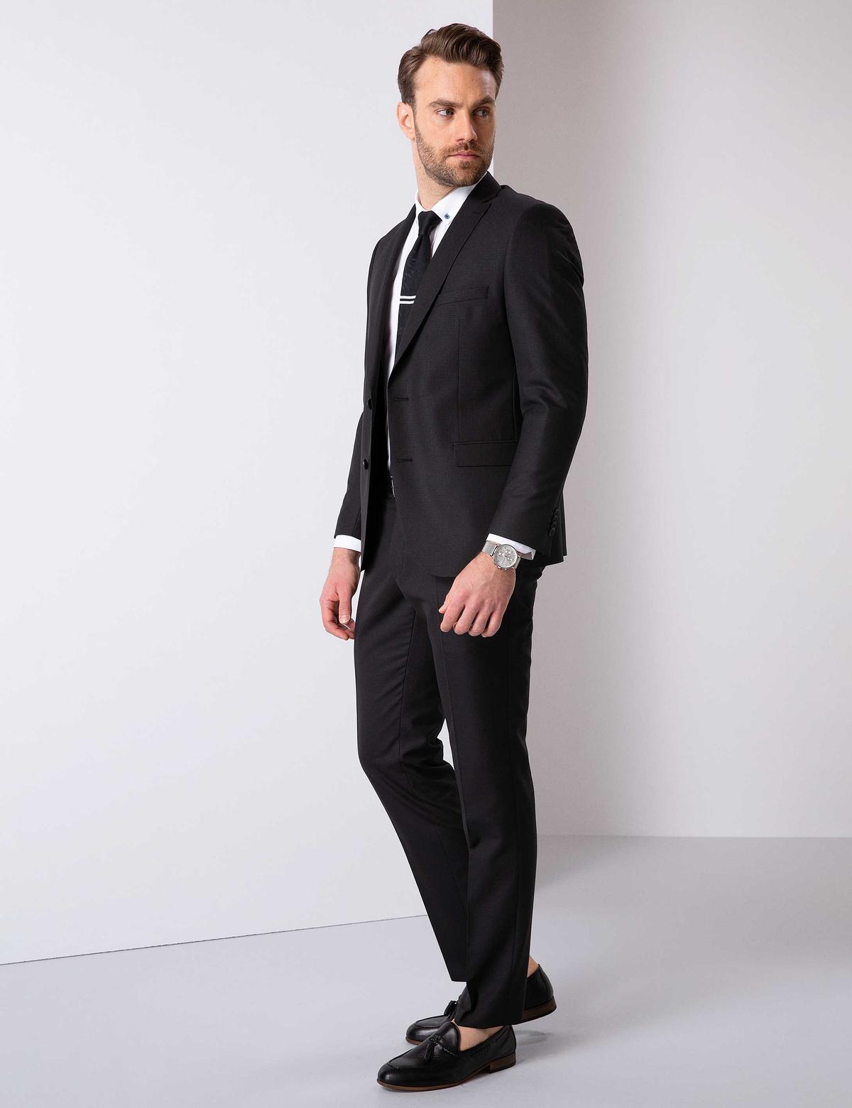 Siyah Slim Fit Takım Elbise - 50201995110