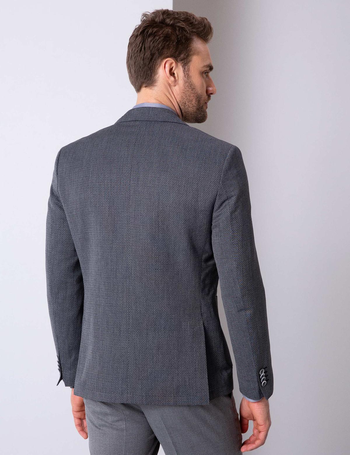 Gri Slim Fit Ceket - 50201996005