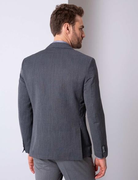 Gri Slim Fit Ceket - 50201996005