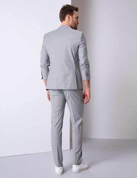 Gri Ekstra Slim Fit Takım Elbise - 50202033053