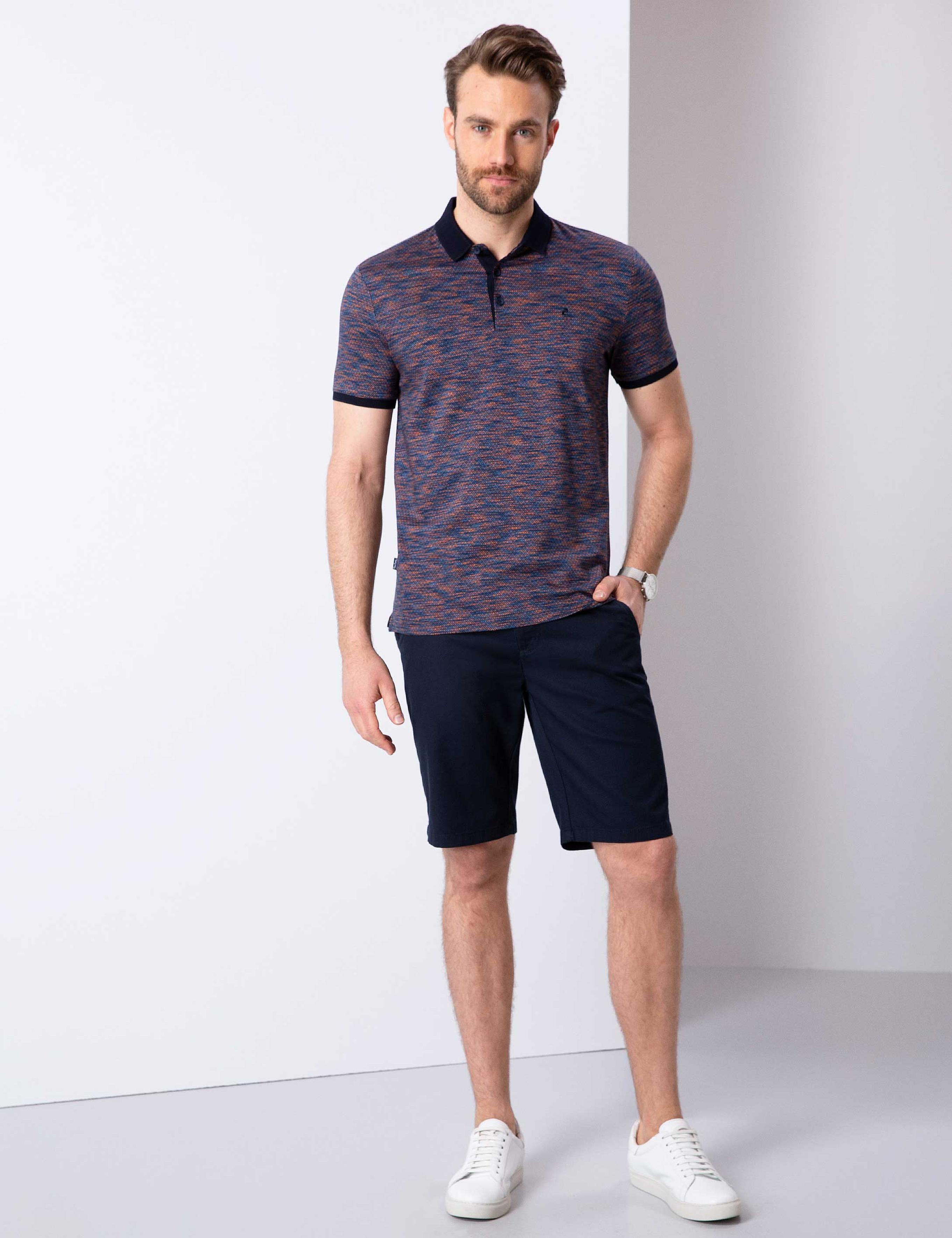 Koyu Mavi Slim Fit Tişört