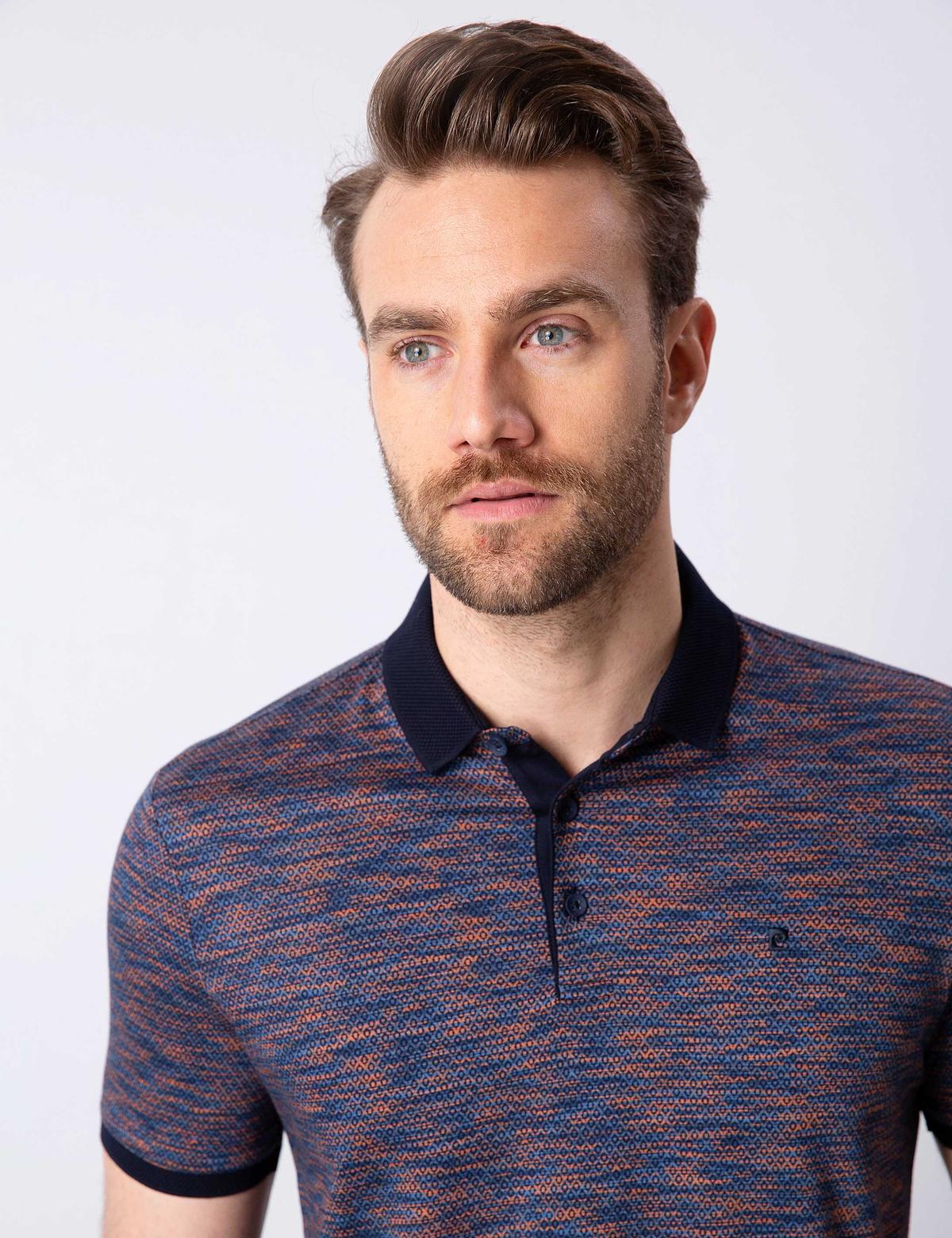 Koyu Mavi Slim Fit Tişört