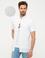 Beyaz Slim Fit Polo Yaka T-Shirt