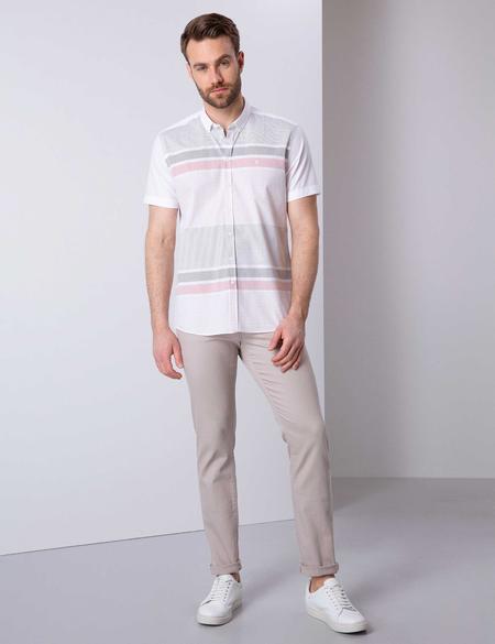 Yeşil Regular Fit Kısa Kollu Gömlek - 50202808037