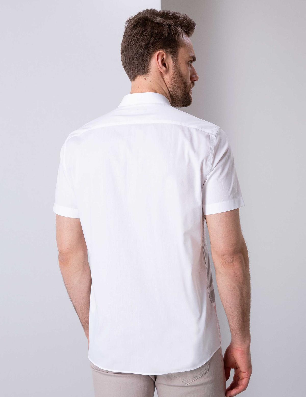 Yeşil Regular Fit Kısa Kollu Gömlek - 50202808037