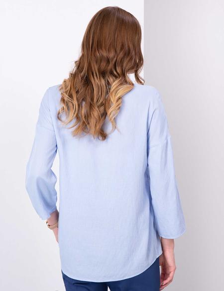 Açık Mavi Comfort Fit Uzun Kollu Gömlek - 50202820003