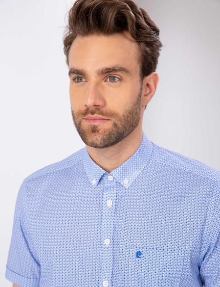 Mavi Regular Fit Kısa Kollu Gömlek - 50202825008