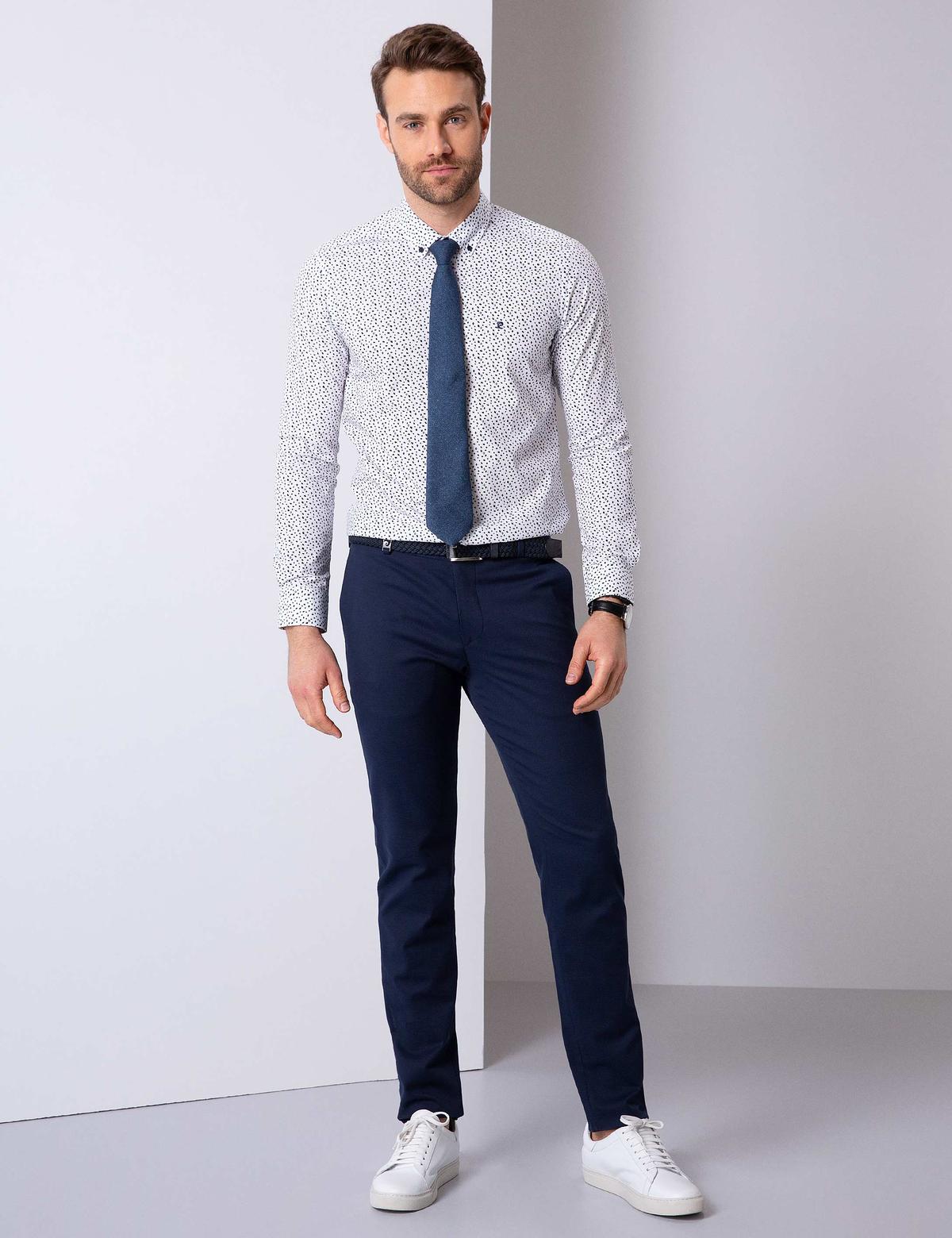 Mavi Slim Fit Uzun Kollu Gömlek - 50202838016