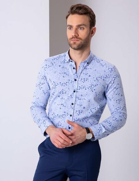 Mavi Slim Fit Uzun Kollu Gömlek - 50202842002