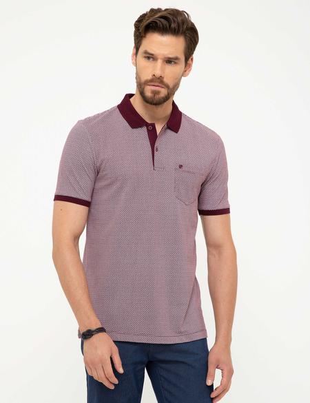 Bordo Regular Fit Polo Yaka T-Shirt - 50202843033