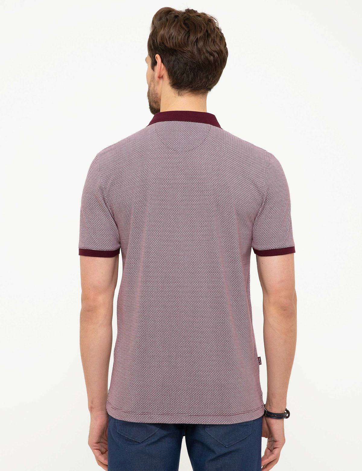 Bordo Regular Fit Polo Yaka T-Shirt - 50202843033