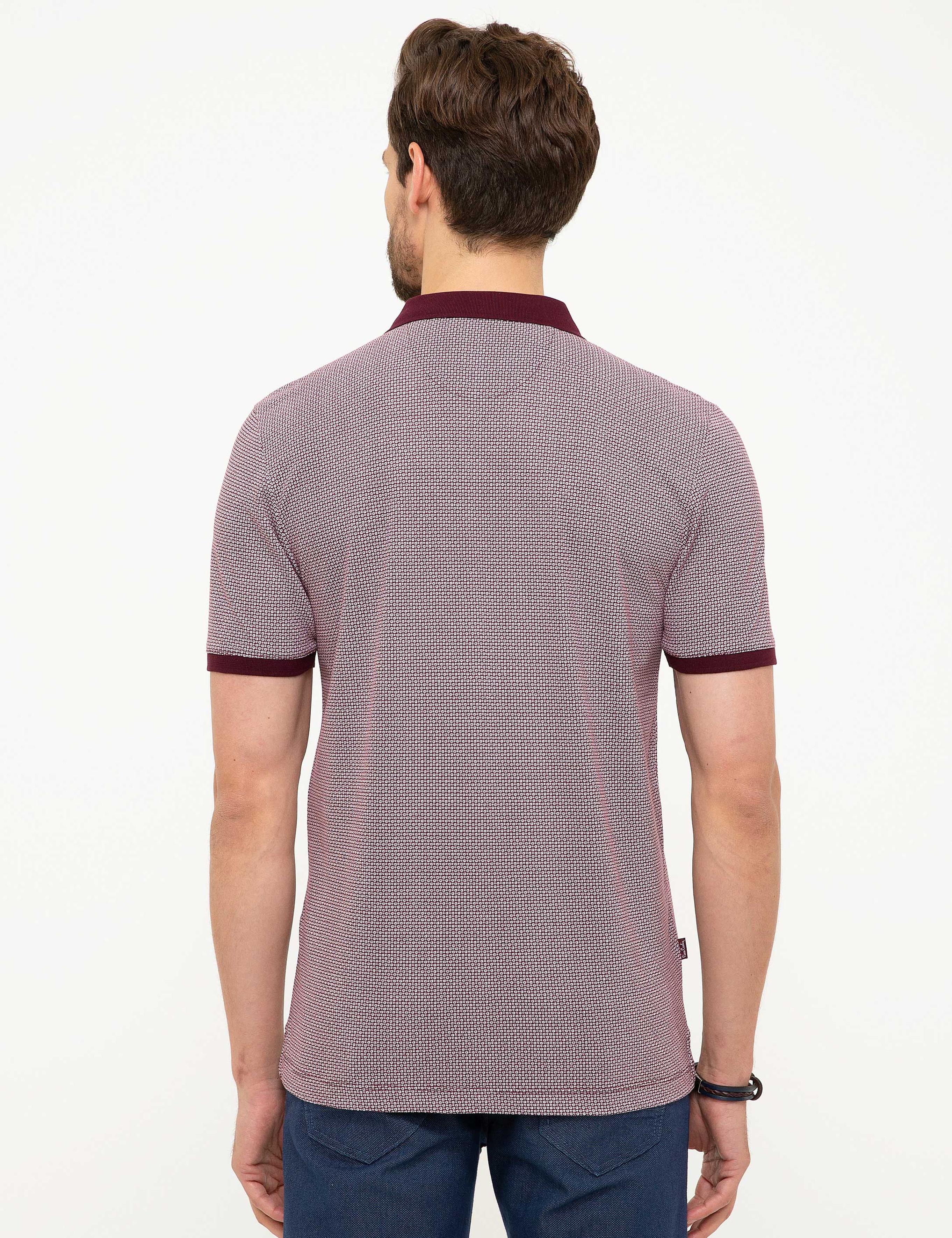 Bordo Regular Fit Polo Yaka T-Shirt
