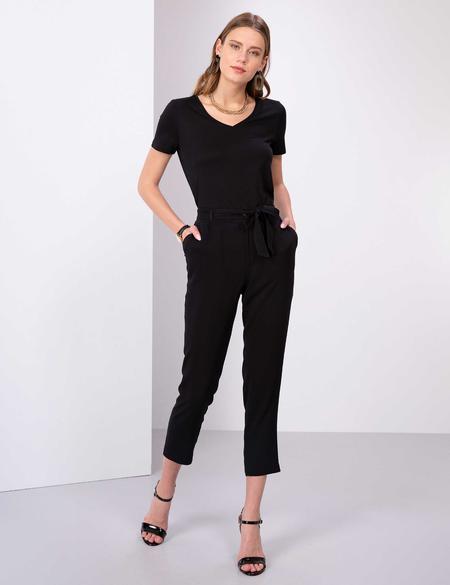 Siyah Carrot Fit Kumaş Pantolon - 50202845005
