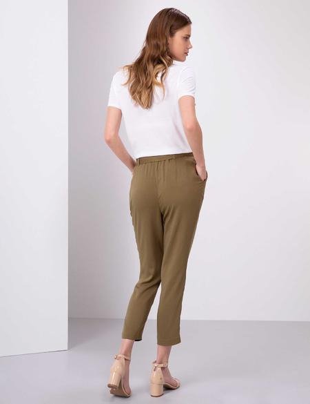 Haki Havuç Fit Kumaş Pantolon - 50202845015