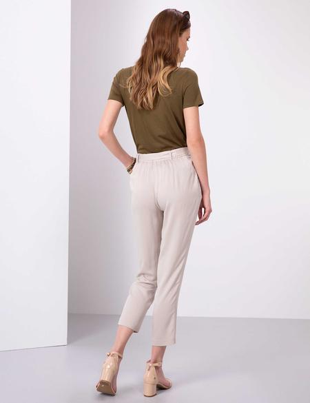 Bej Havuç Fit Kumaş Pantolon - 50202845047