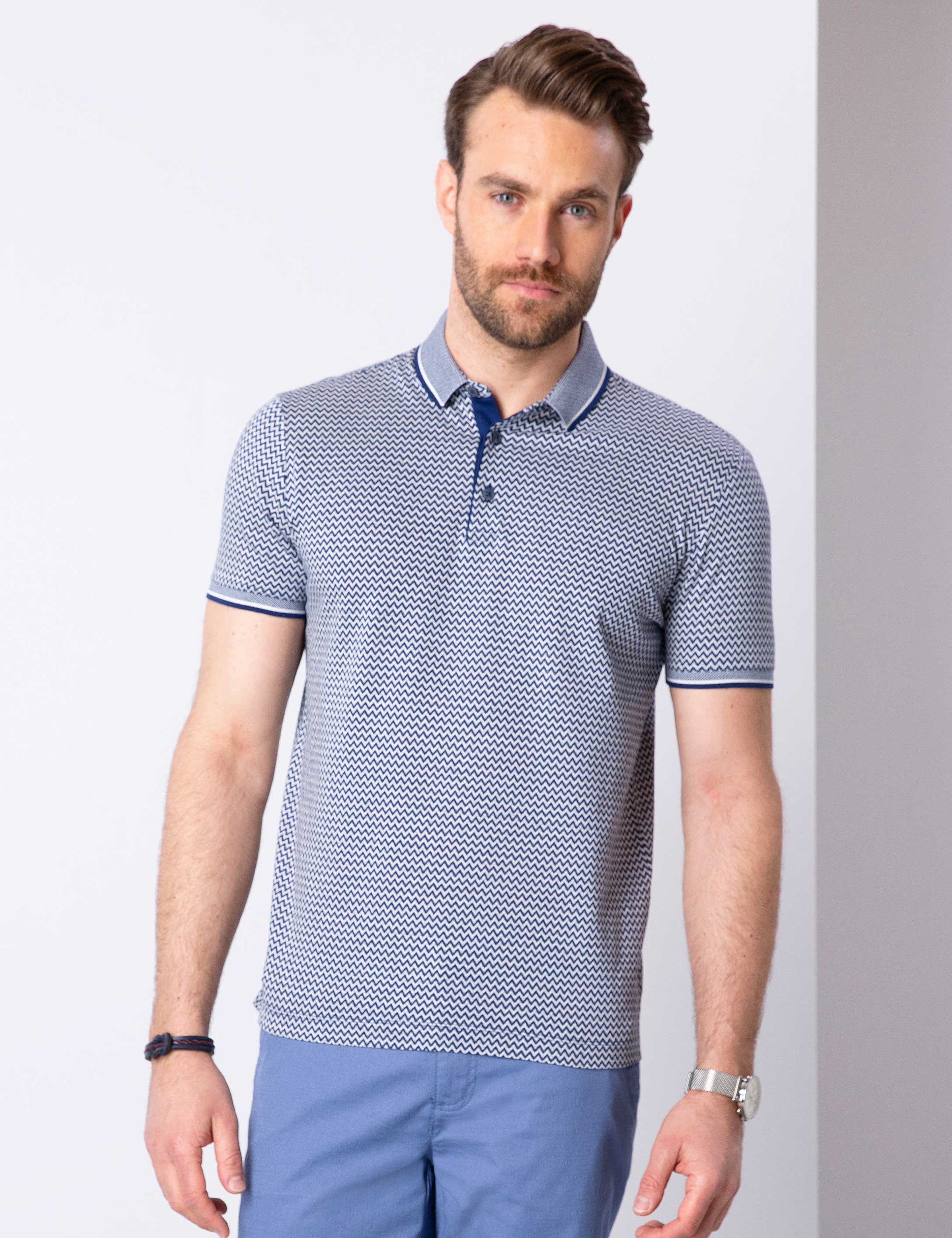 Lacivert Slim Fit Tişört - Image 1