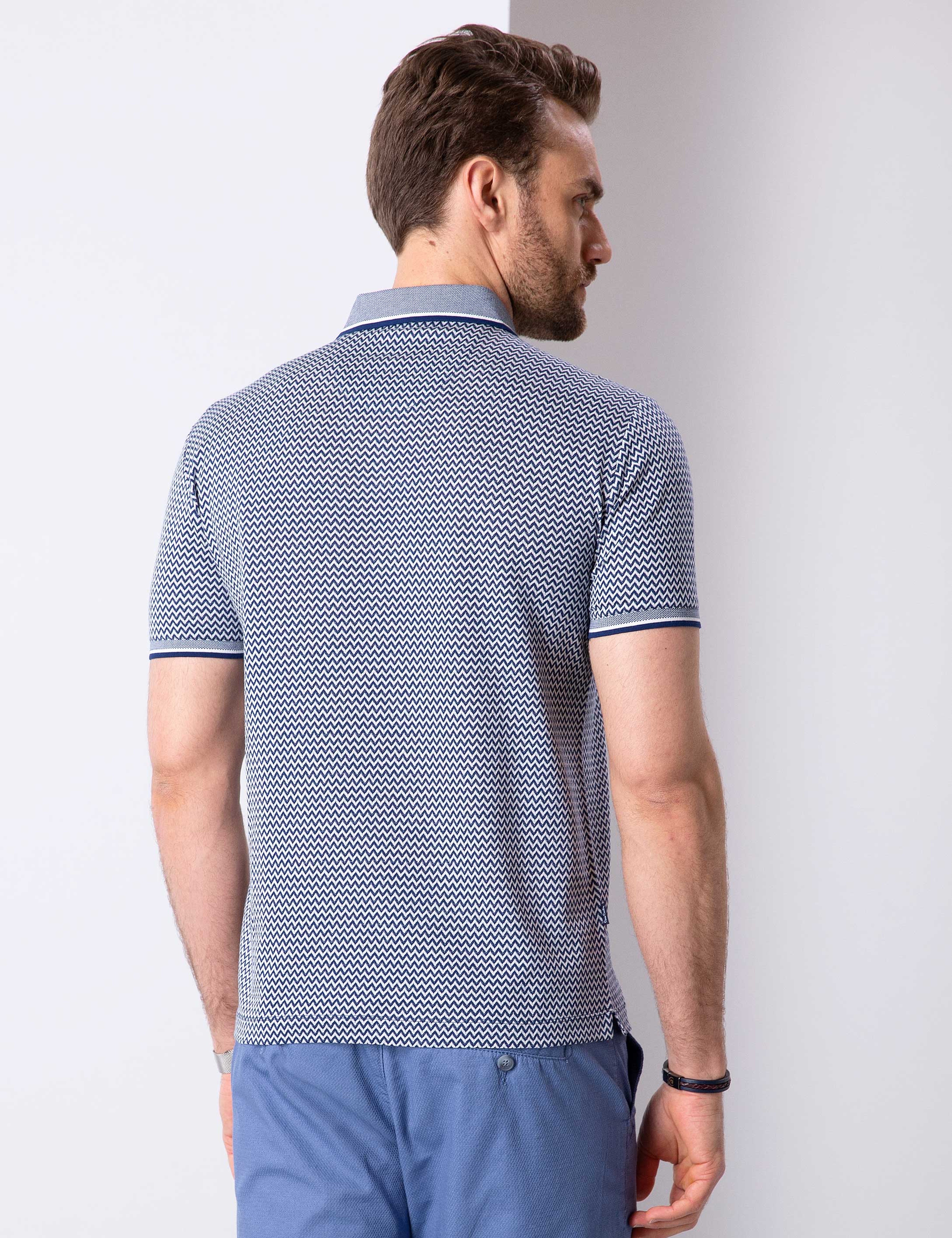Lacivert Slim Fit Tişört