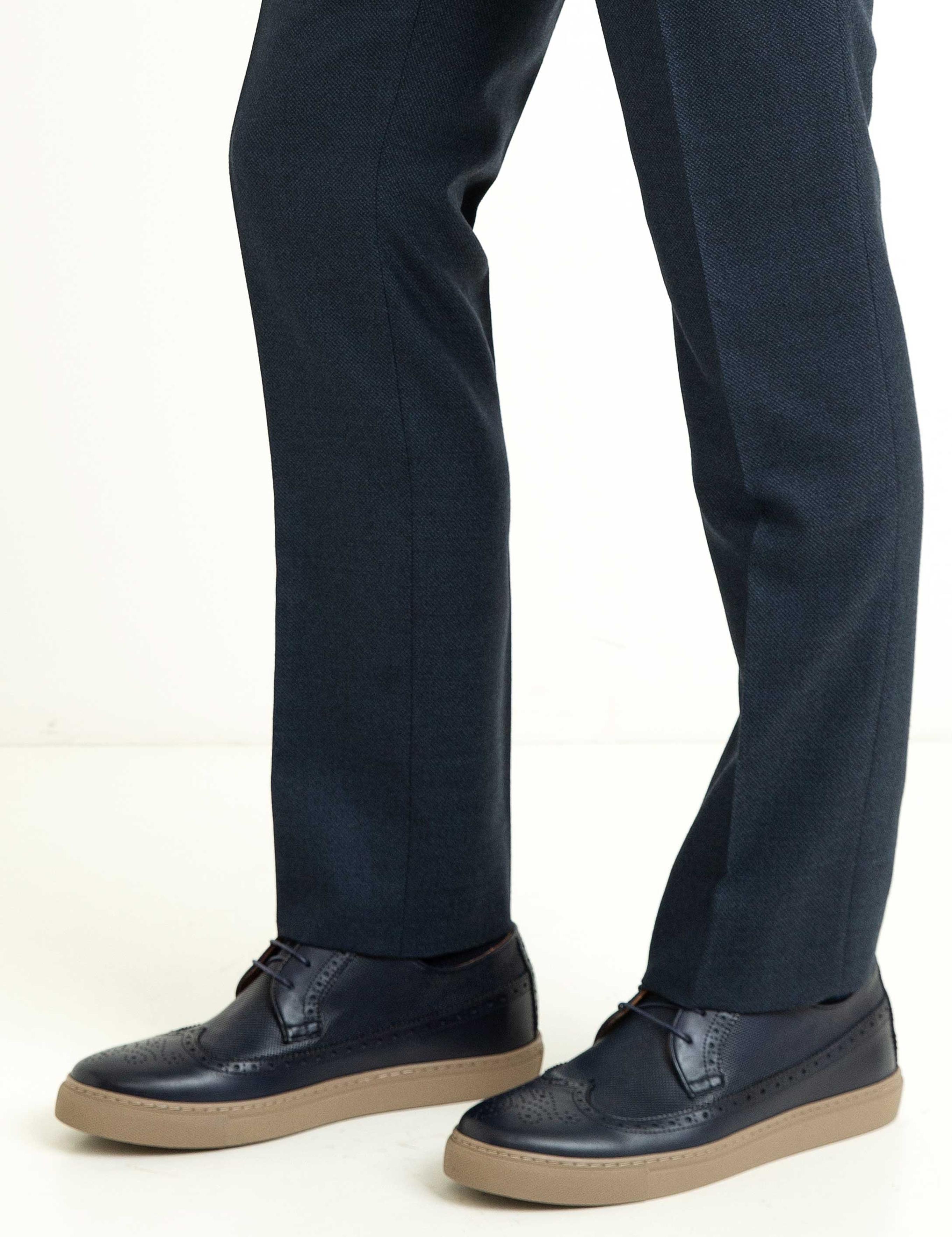 Lacivert Oxford Ayakkabı