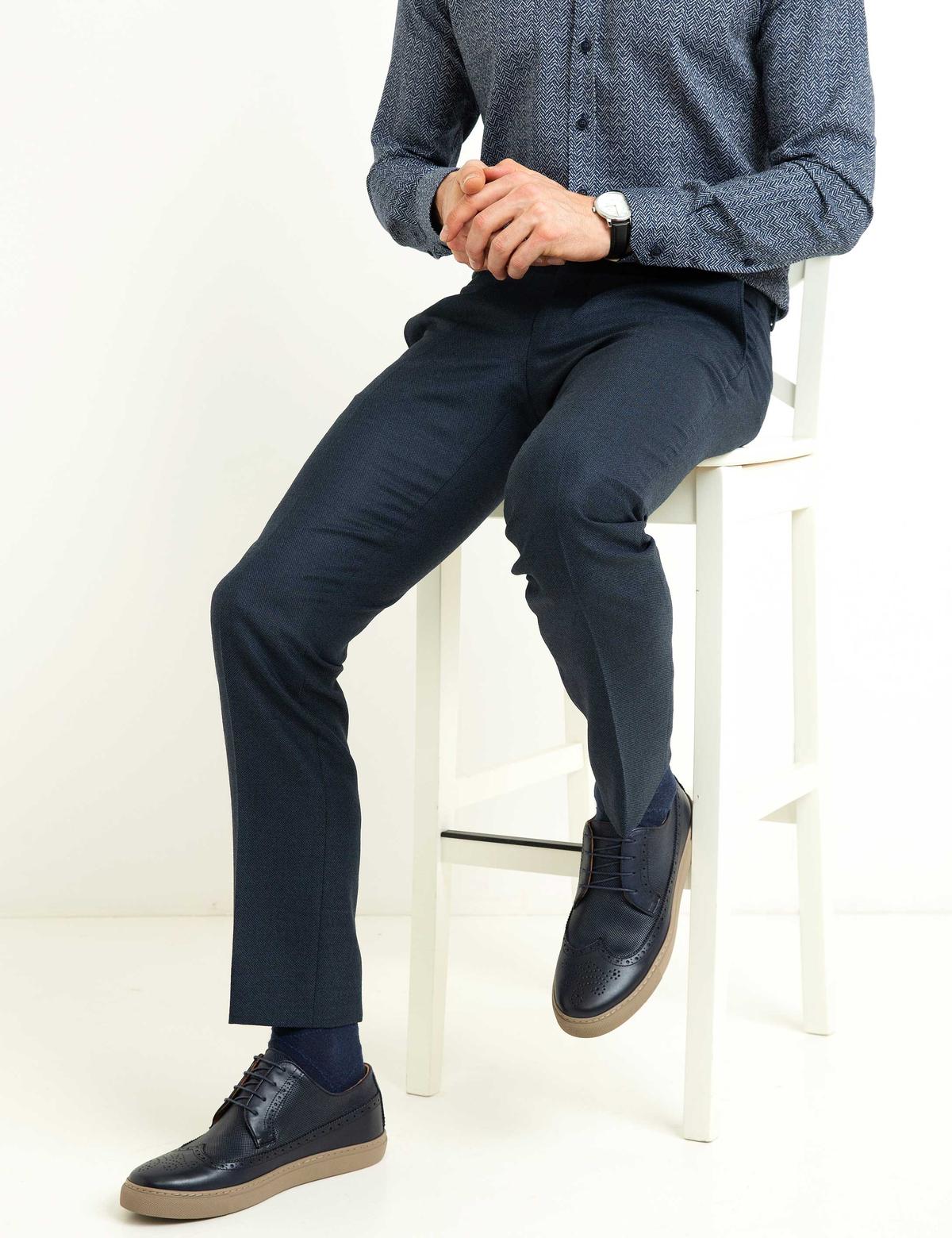 Lacivert Oxford Ayakkabı