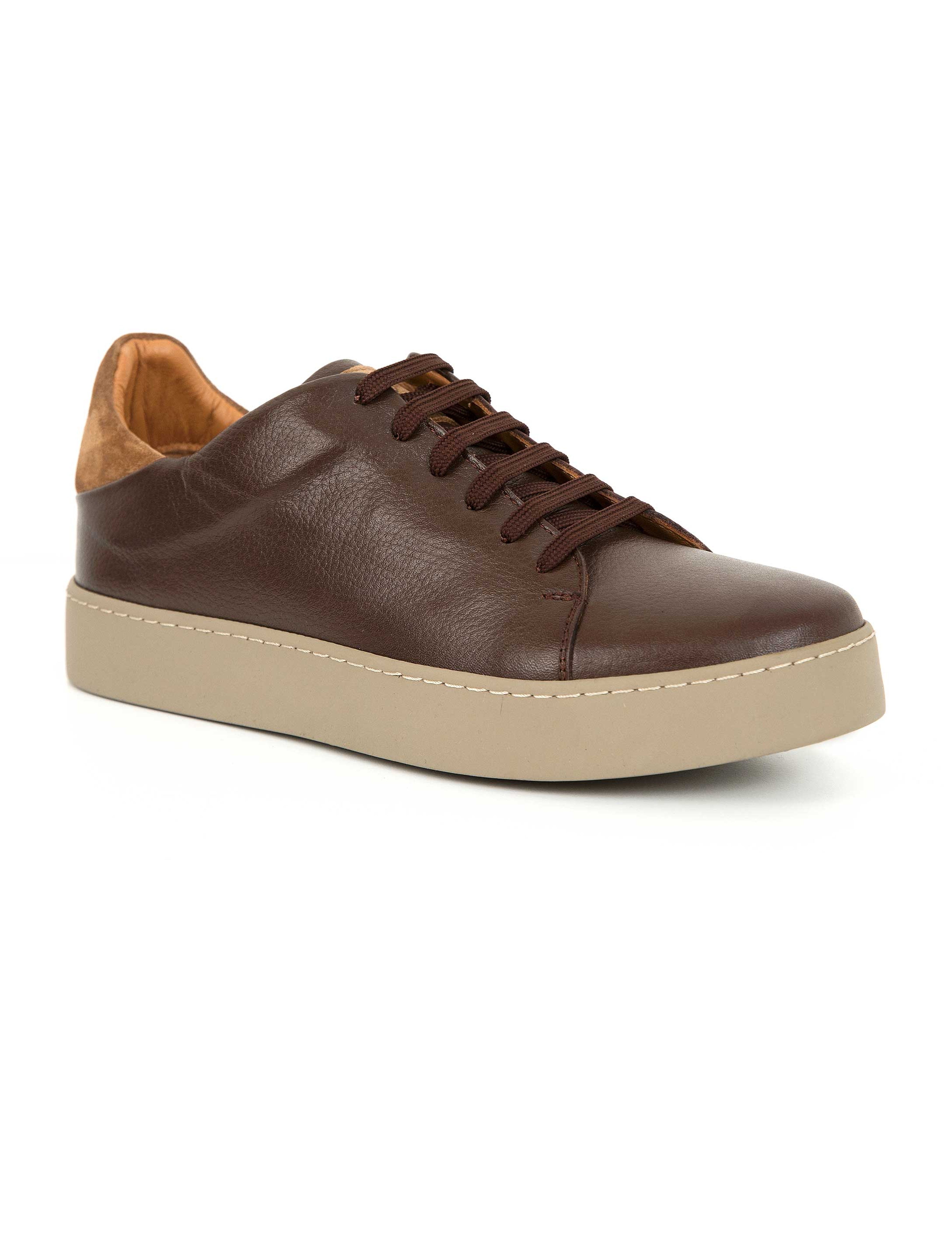 Kahverengi Sneakers Ayakkabı - Image 3