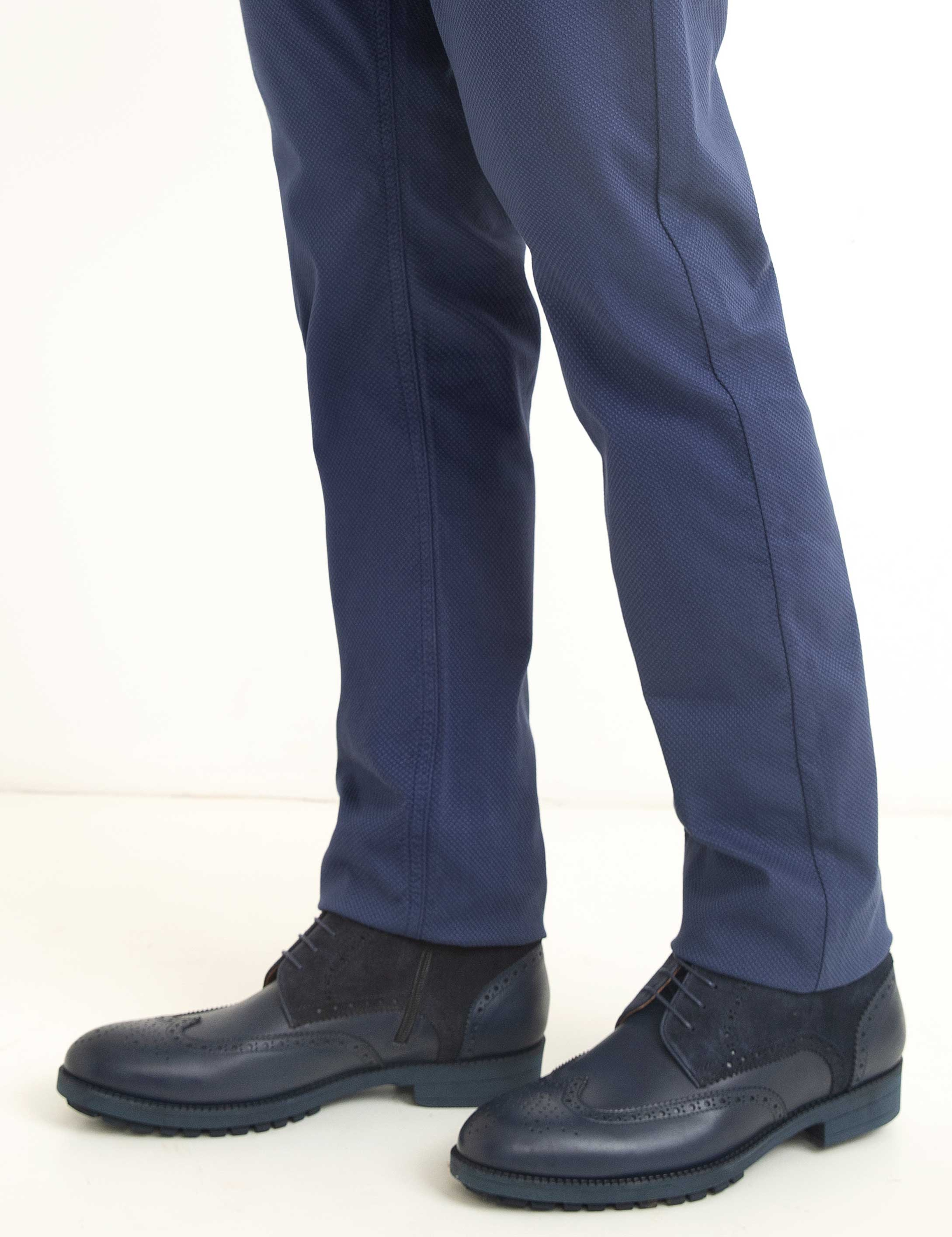 Lacivert Slim Fit Ayakkabı - Image 2