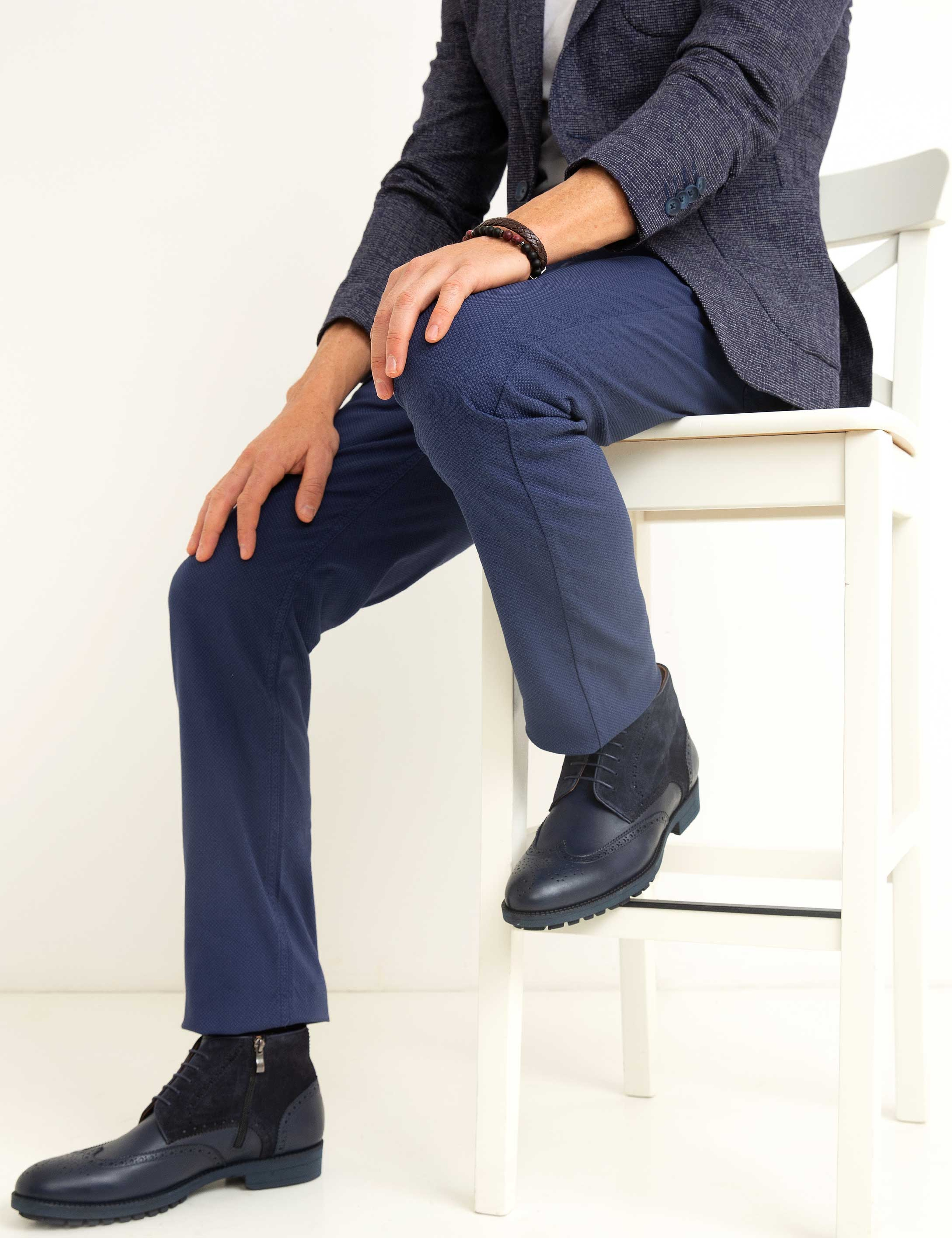 Lacivert Slim Fit Ayakkabı
