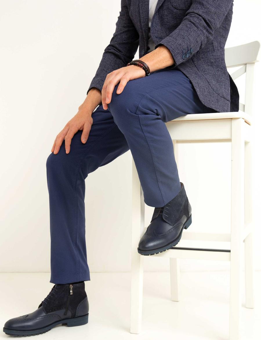 Lacivert Slim Fit Ayakkabı