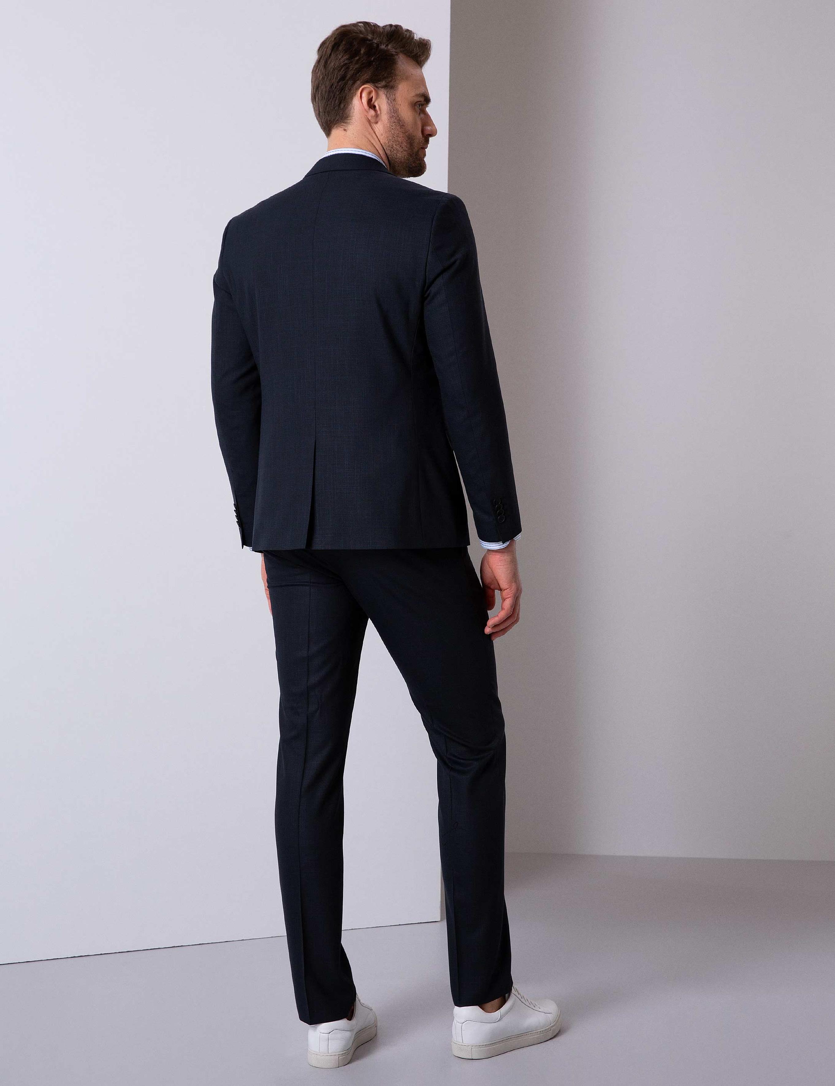 Siyah Slim Fit Takım Elbise