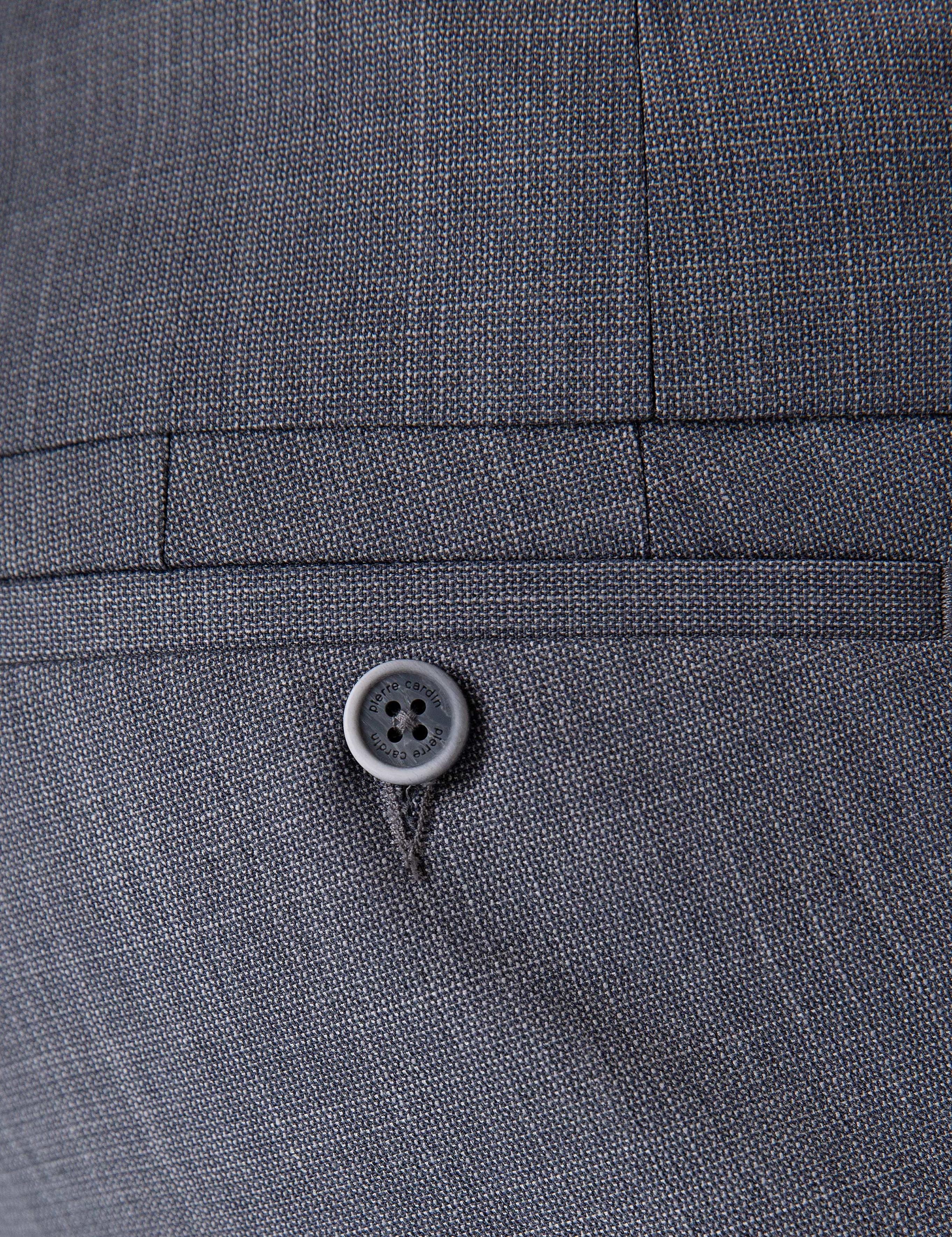 Gri Slim Fit Takım Elbise