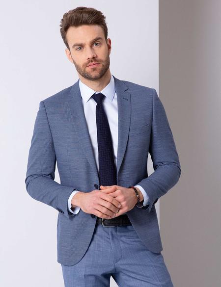 Açık Lacivert Ex. Slim Fit Ceket - 50203415086