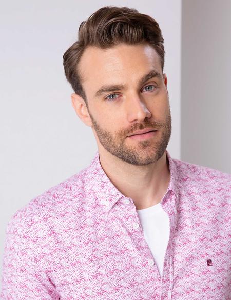 Bordo Slim Fit Uzun Kollu Gömlek - 50203441005