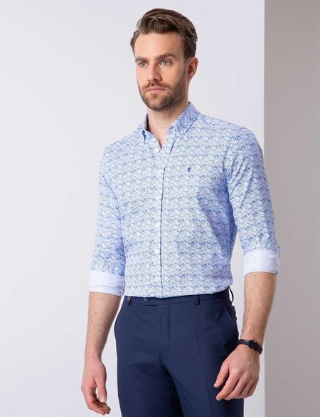 Mavi Slim Fit Uzun Kollu Gömlek - 50203441024
