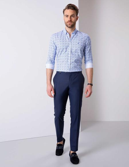 Mavi Slim Fit Uzun Kollu Gömlek - 50203441024
