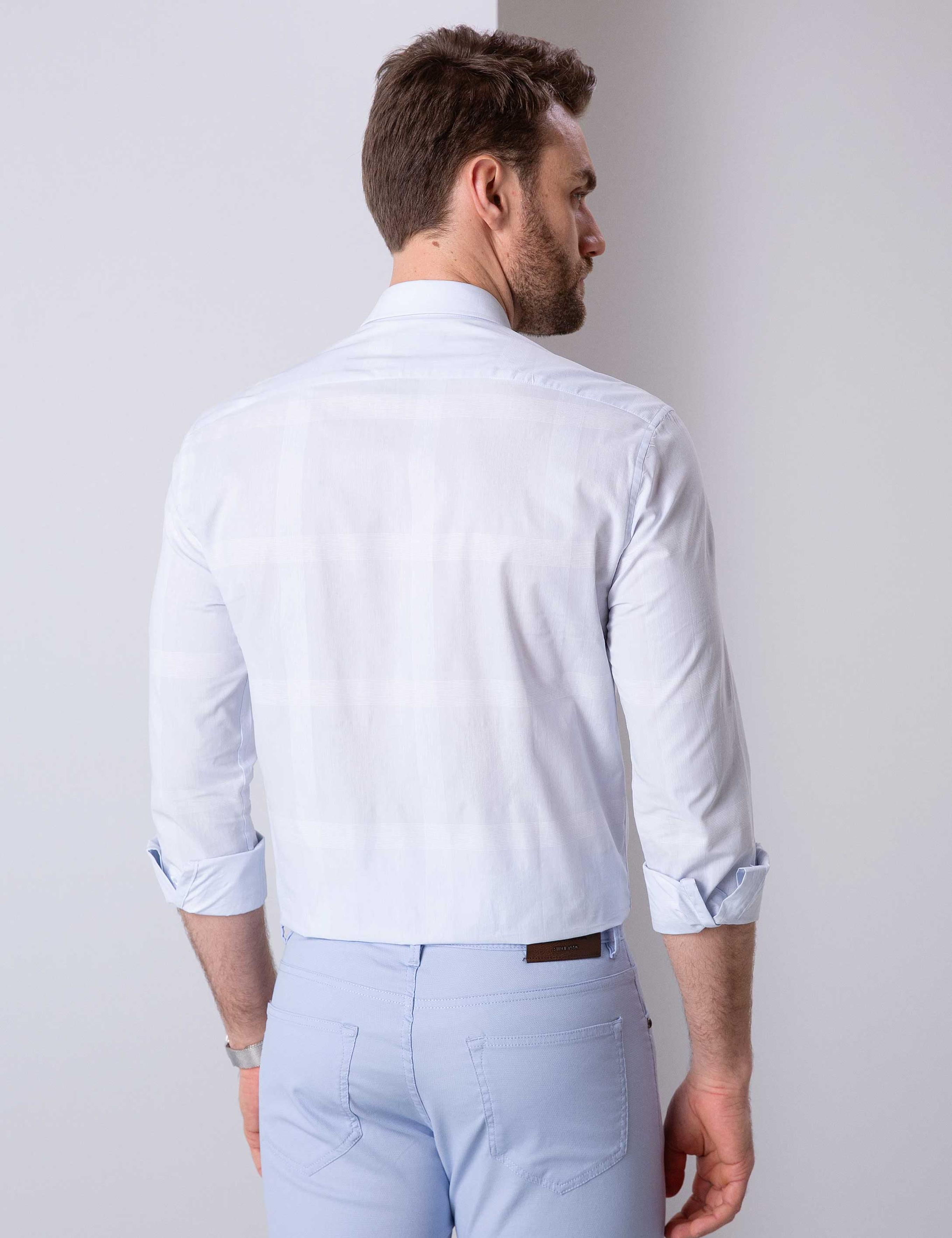 Açık Mavi Slim Fit Gömlek