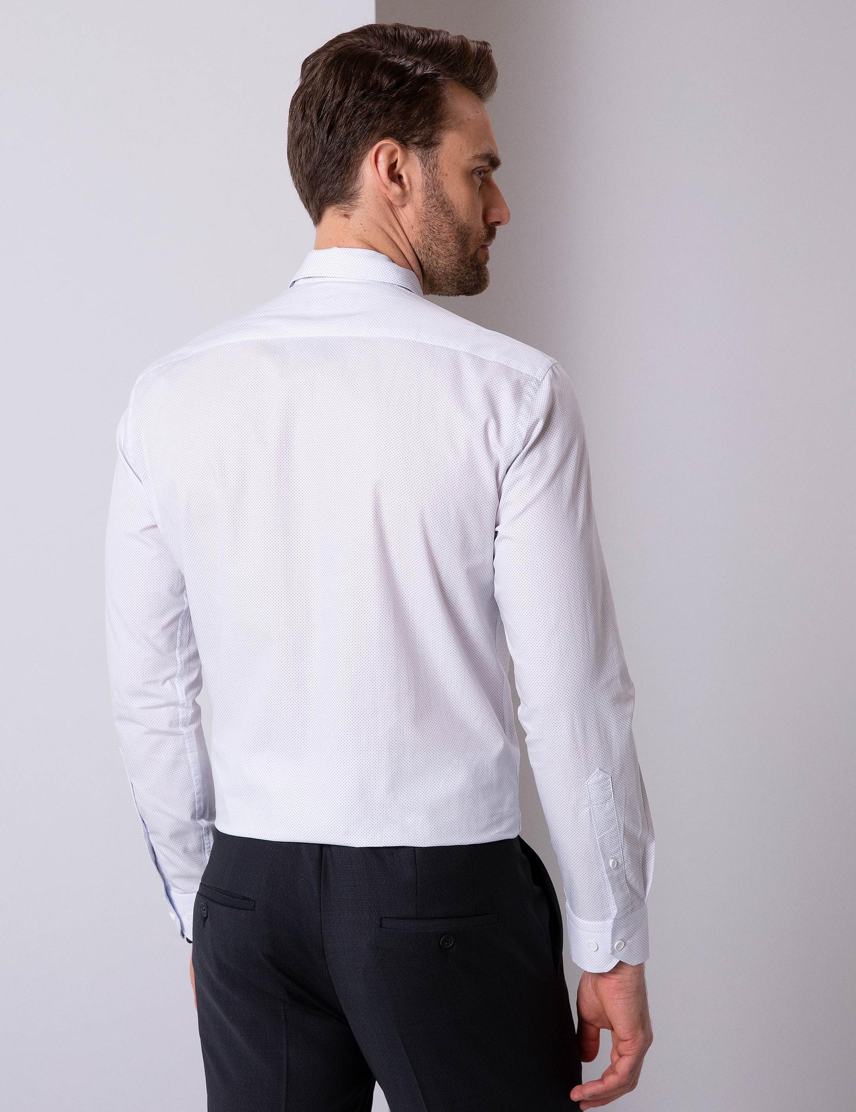 Beyaz Regular Fit Gömlek