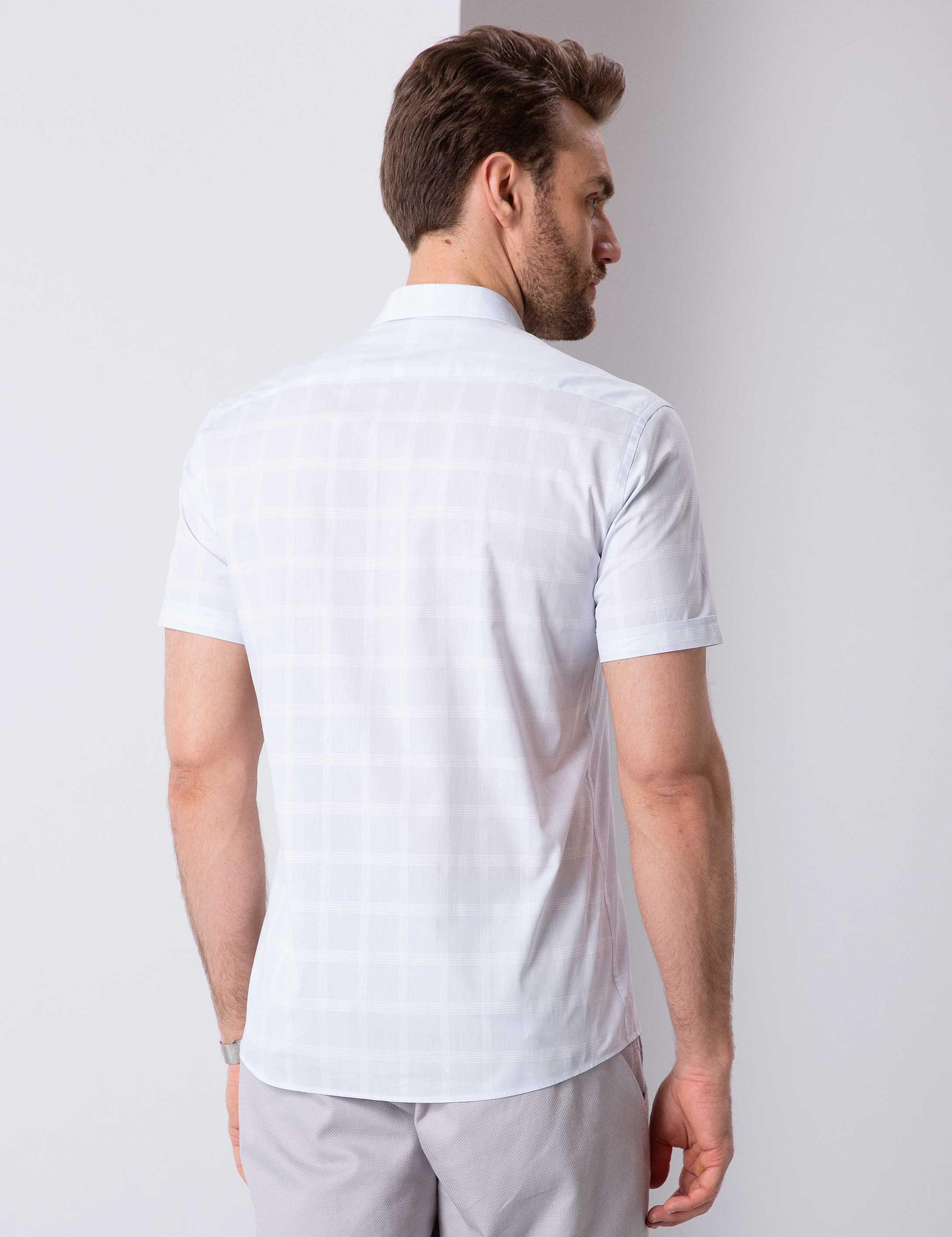 Açık Mavi Slim Fit Uzun Kollu Gömlek