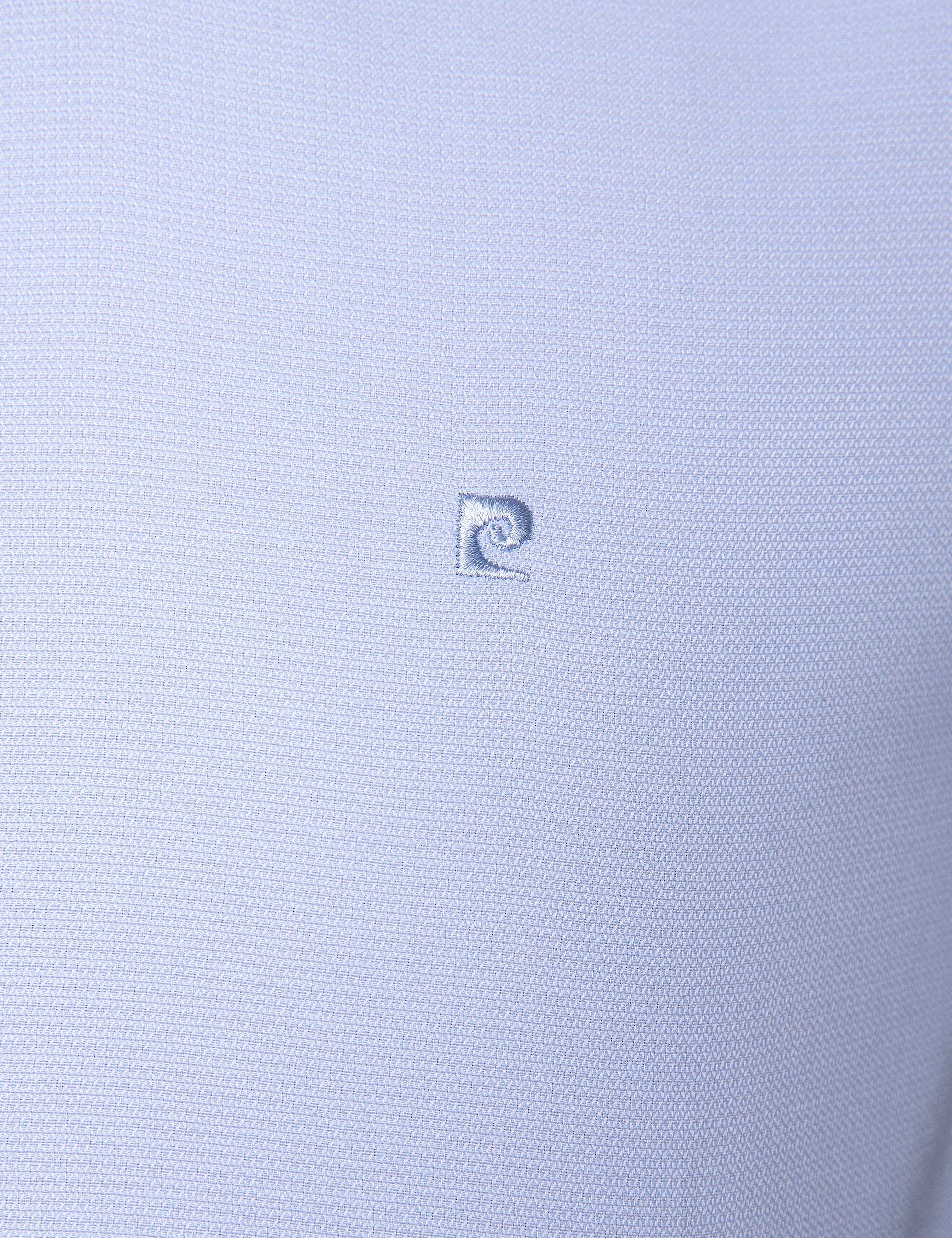 Açık Mavi Slim Fit Gömlek - Image 4
