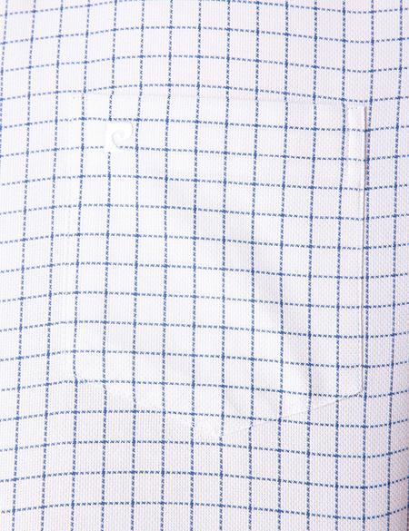 Beyaz Regular Fit Kısa Kollu Gömlek - 50203473007