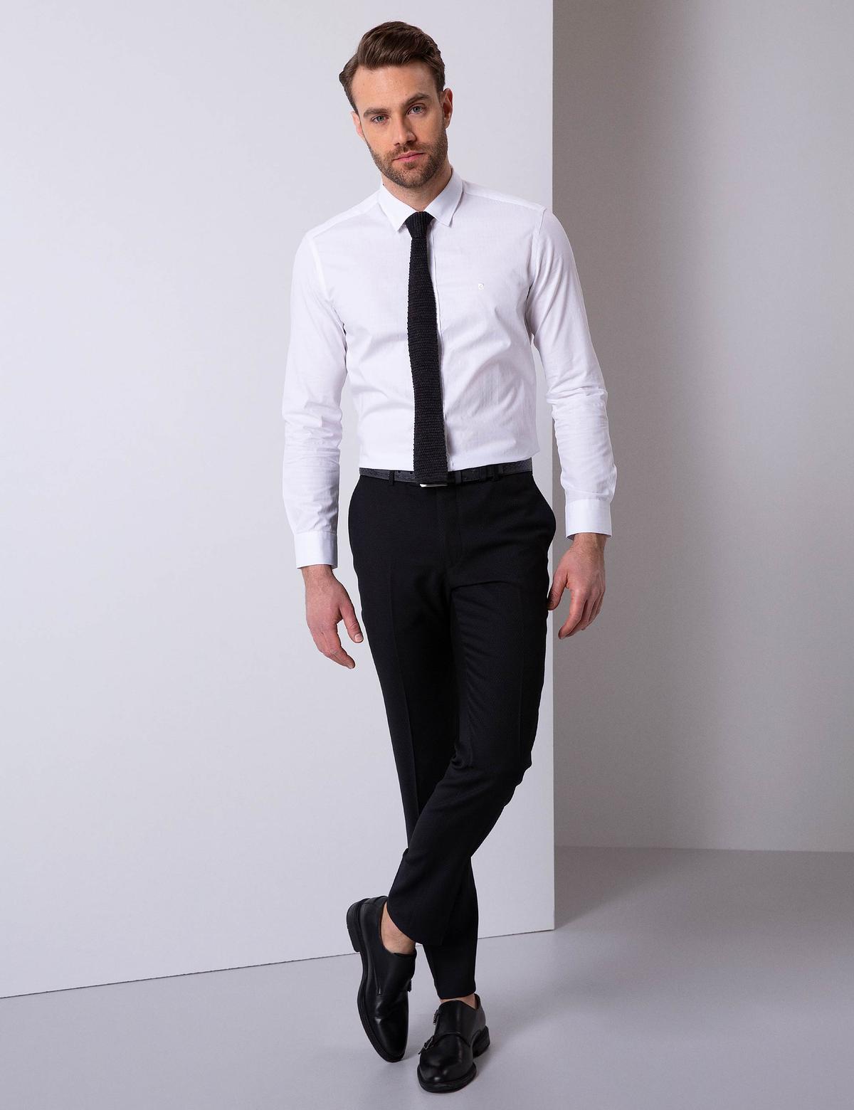 Beyaz Slim Fit Gömlek - 50203475001