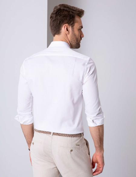 Beyaz Slim Fit Gömlek - 50203481007