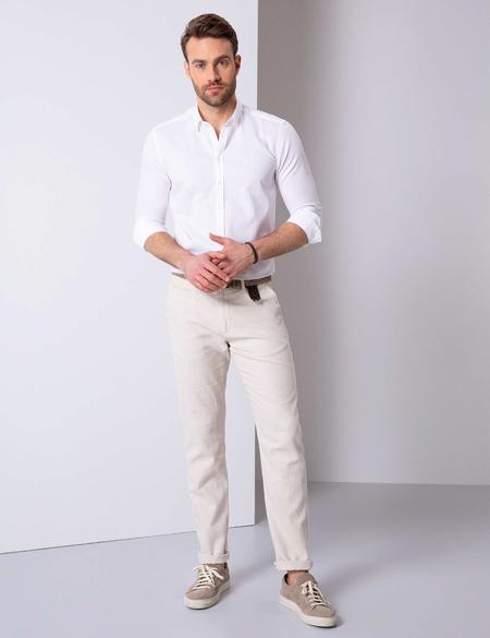 Beyaz Slim Fit Gömlek - 50203481007