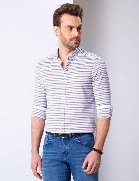 Mavi Slim Fit Uzun Kollu Gömlek - 50203483010