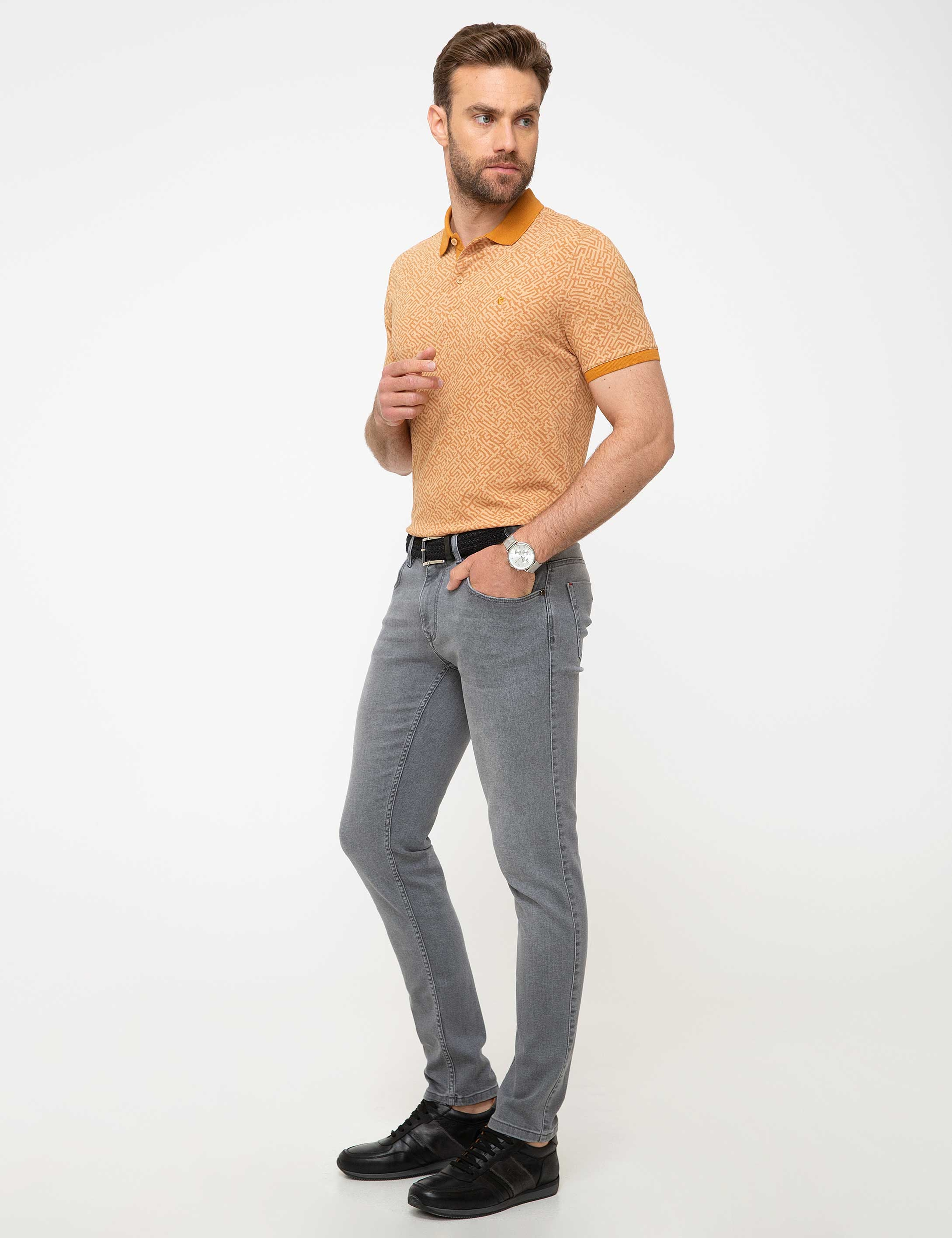 Gri Denim Pantolon - Image 2