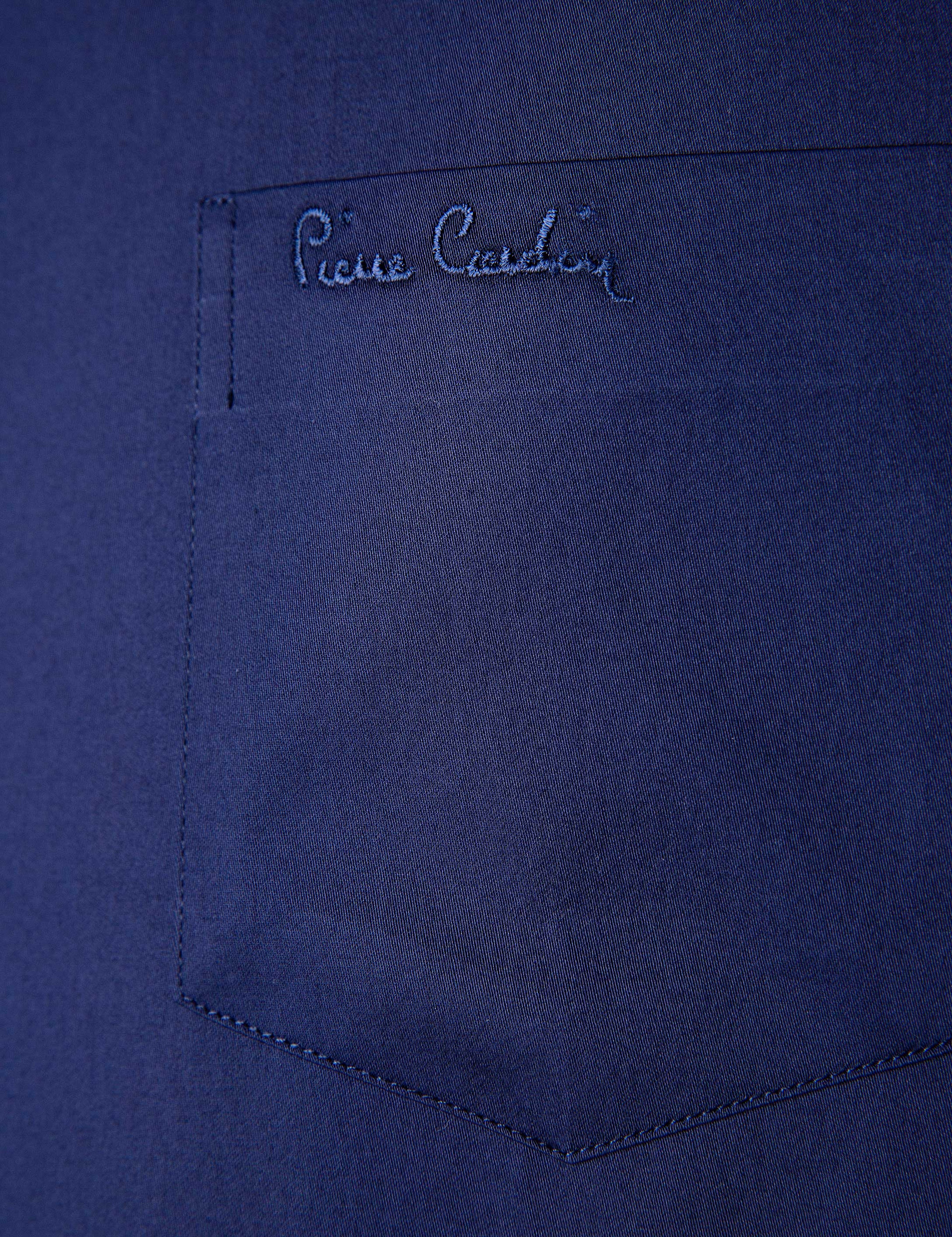 Lacivert Regular Fit Uzun Kollu Basic Gömlek - Image 4